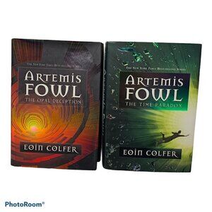 Artemis Fowl Lot Of 2 The Time Paradox & The Opal Deception By Eoin Colfer Hard